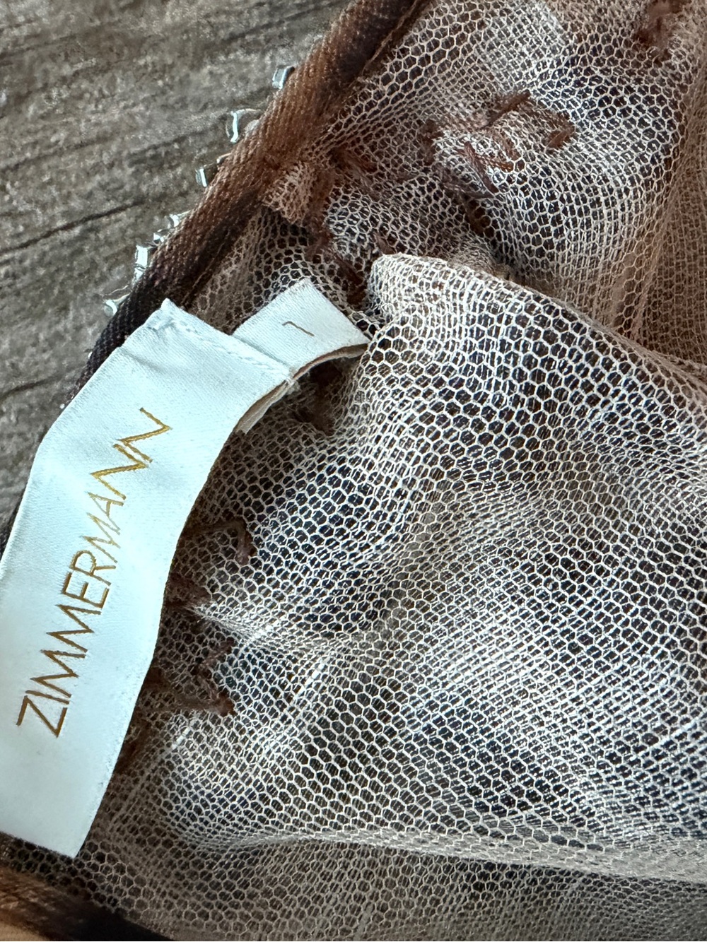 Zimmermann Brown Leopard Print Mini Dress - Picture 10 of 14